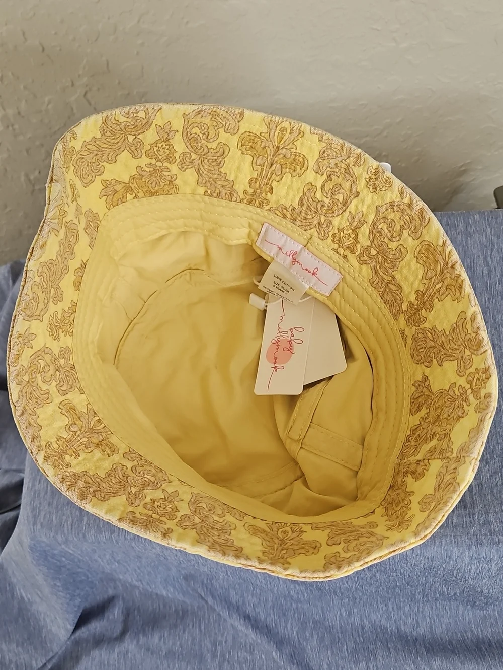 Millymook Kadina Girls Bucket Hat, Mustard, NWT